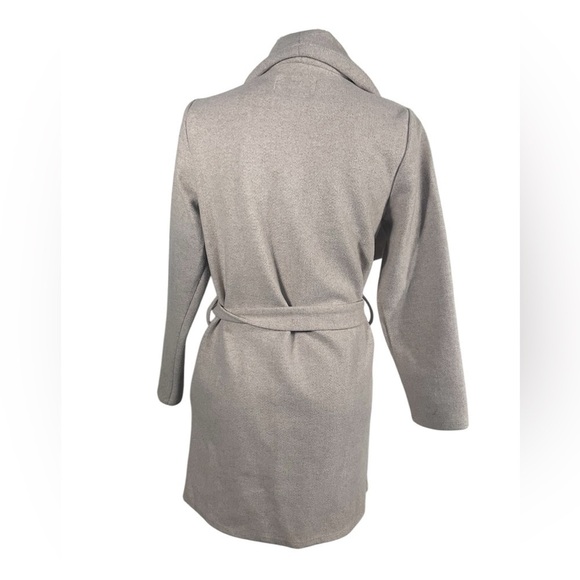 Haute Monde Suede Wrap Coat Size Small - Picture 2 of 6